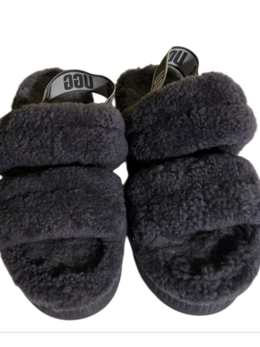 UGG -Oh Fluffita Shade- Plush Slide Sandals with Shearling Upper